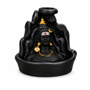 black & gold lord shiva statue
